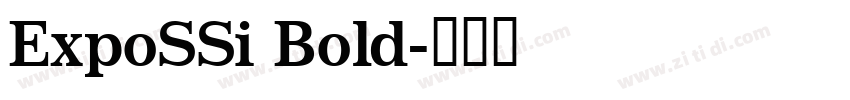 ExpoSSi Bold字体转换